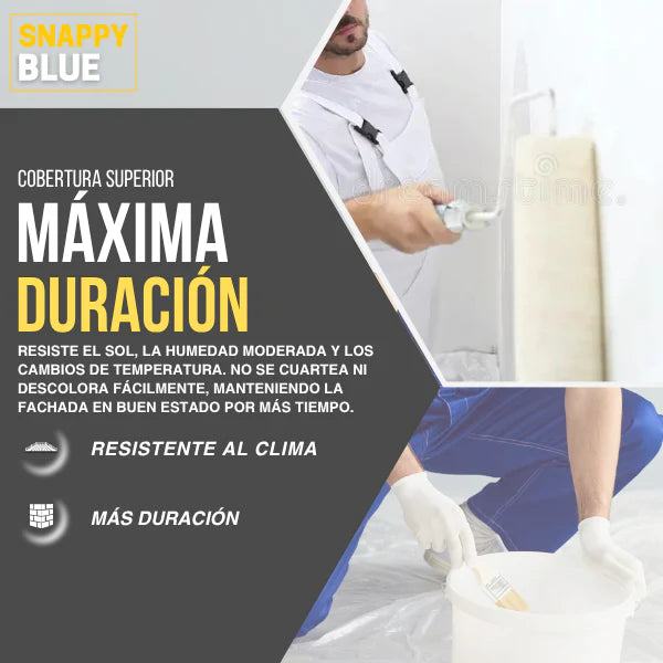 PINTURA PLÁSTICA MATE BLANCO POLAR | Snappyblue®