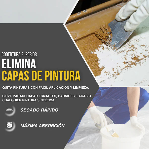 DECAPANTE QUITA PINTURAS EN GEL 1L | Snappyblue®