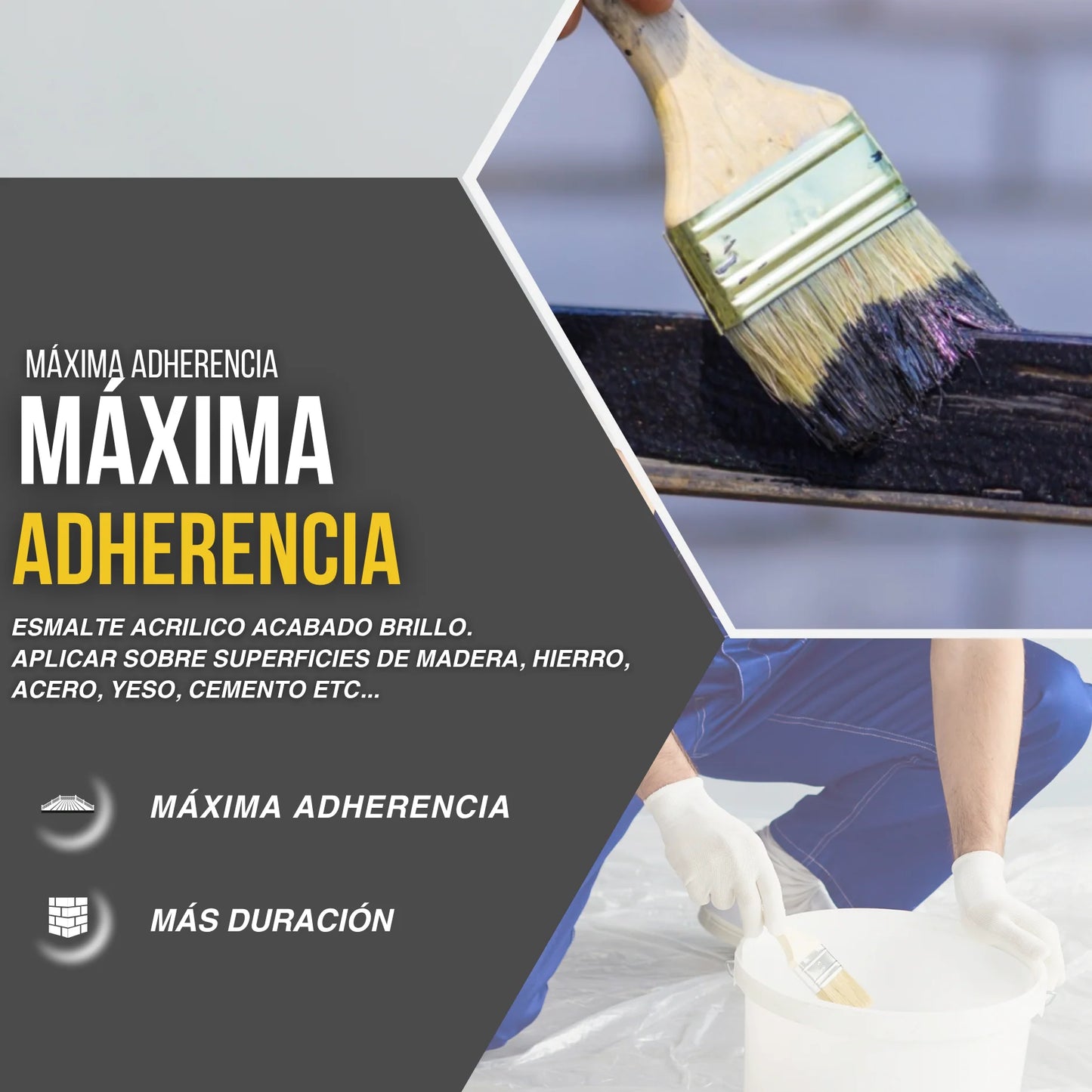 HIDRO ESMALTE AL AGUA - MATE/BRILLO | Snappyblue®