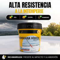 (Blanco) Impermeabilizante Membrana Híbrida Poliuretano