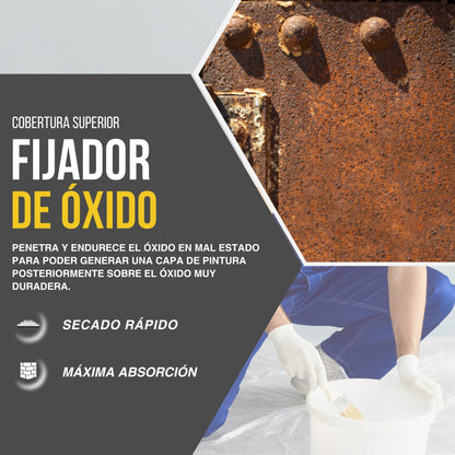 IMPRIMACIÓN PARA HIERRO Y FIJADOR DE ÓXIDO 750ml | Snappyblue®