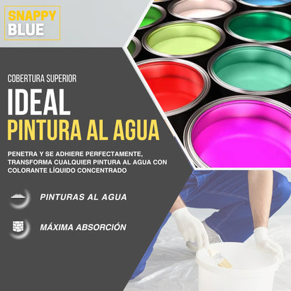 COLORANTE PINTURA AL AGUA | Snappyblue®