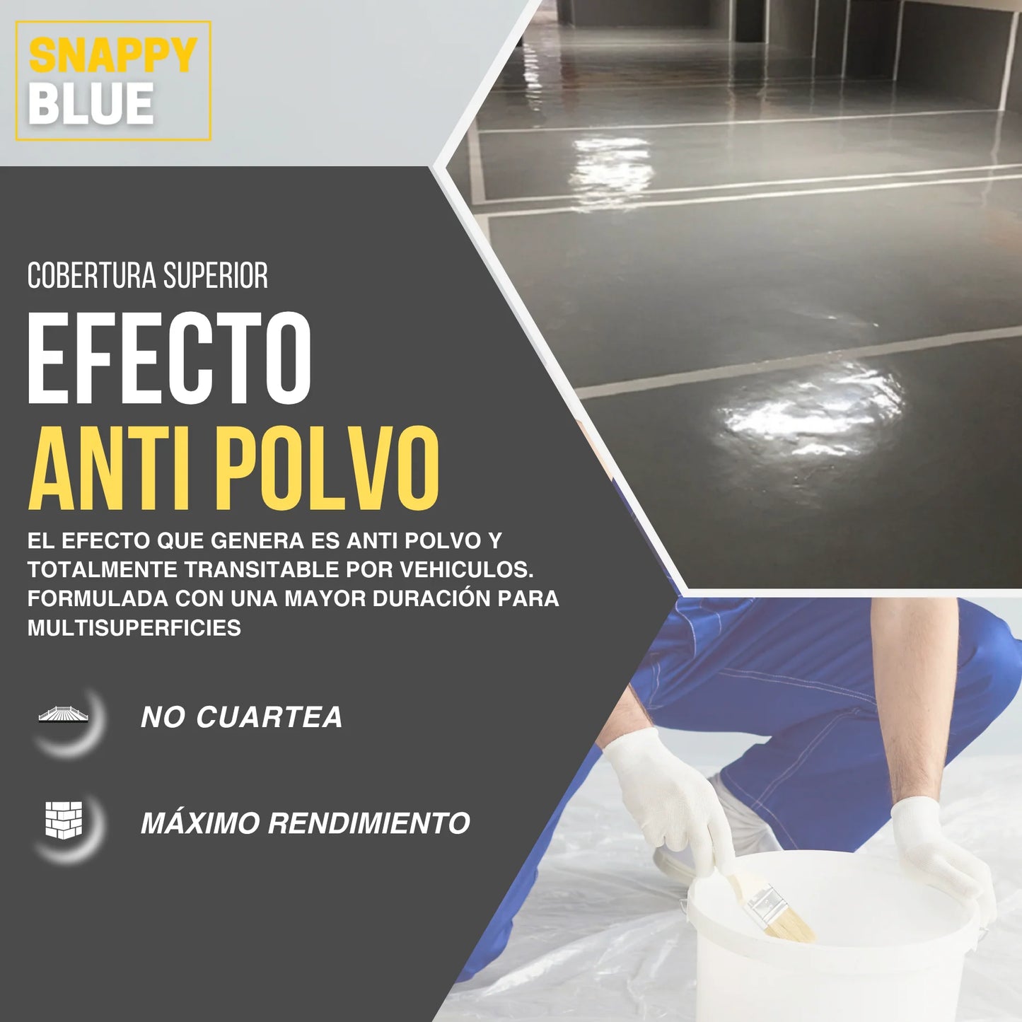 PINTURA PARKING GRIS | Snappyblue®
