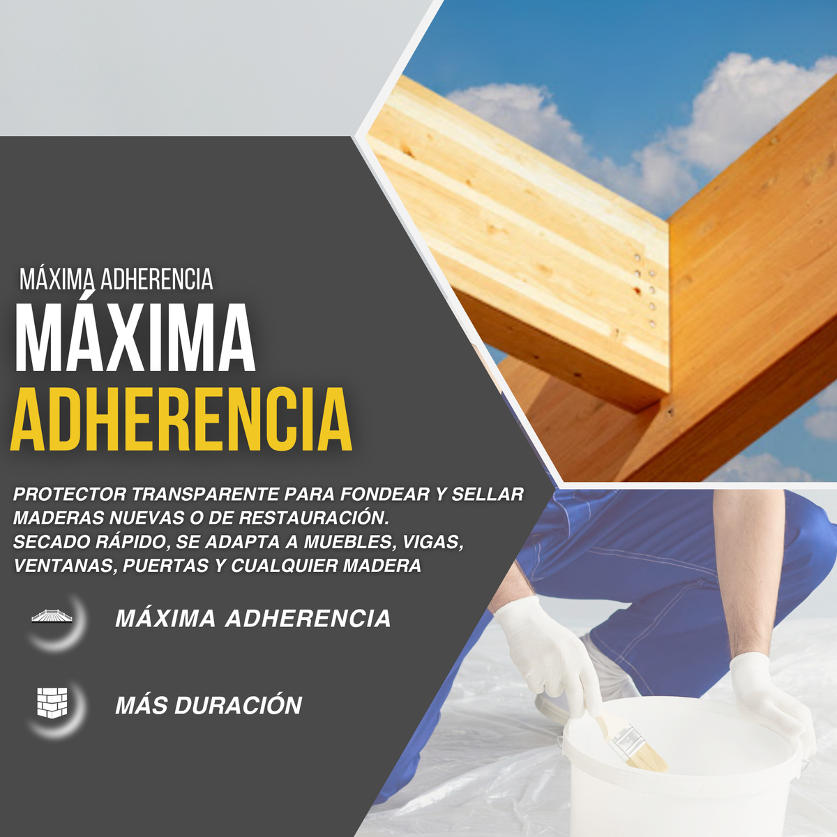 Laca Nitro Satinada para Muebles y Puertas Lacadas Profesional
