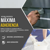 Hidroesmalte al Agua Base Satinado Tintométrica para Carpinterías