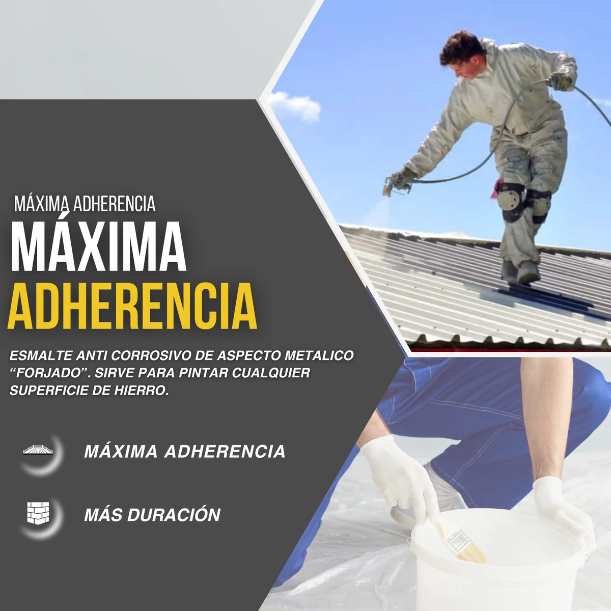 Imprimación-Esmalte Aluminio Antioxidante 2 en 1