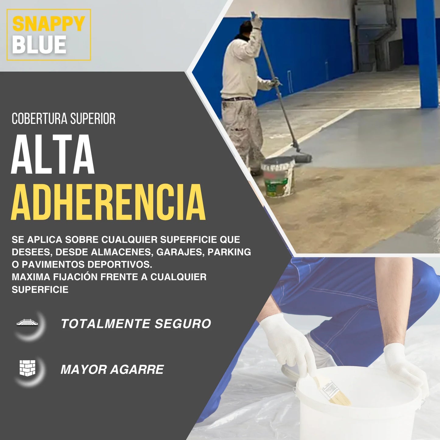 PINTURA PARKING GRIS | Snappyblue®