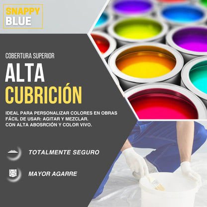 COLORANTE PINTURA AL AGUA | Snappyblue®