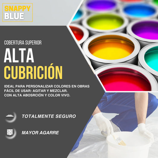 COLORANTE PINTURA AL AGUA | Snappyblue®