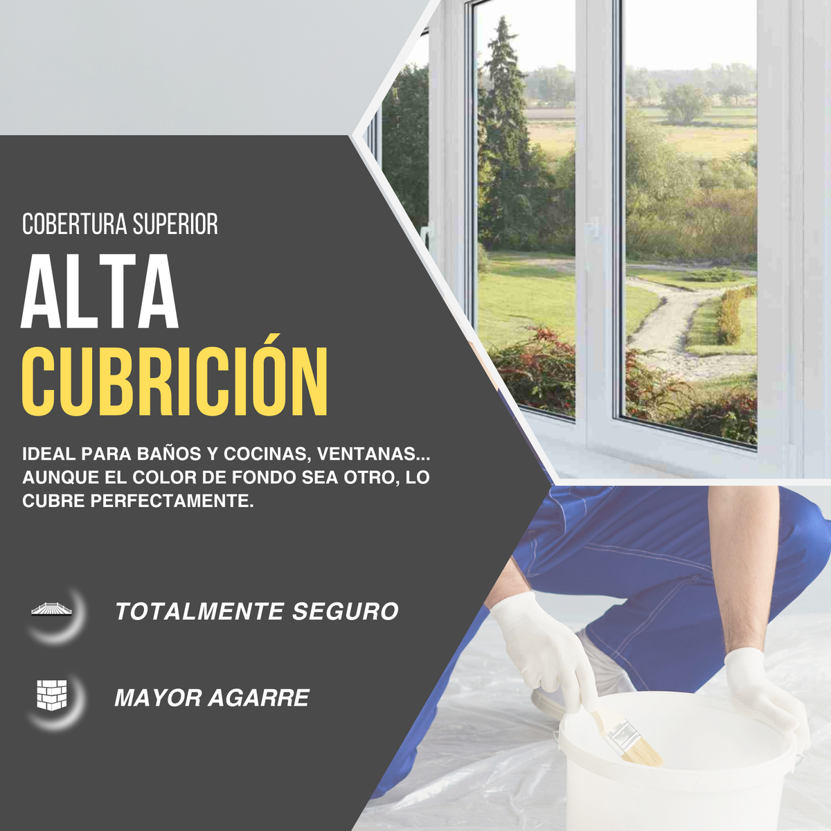 Esmalte al Agua Aspecto Cerámico Bicomponente para Encimeras y Baños