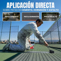 Pintura Deportiva Gris Galaxy — Pistas Tenis, Pádel y Frontón