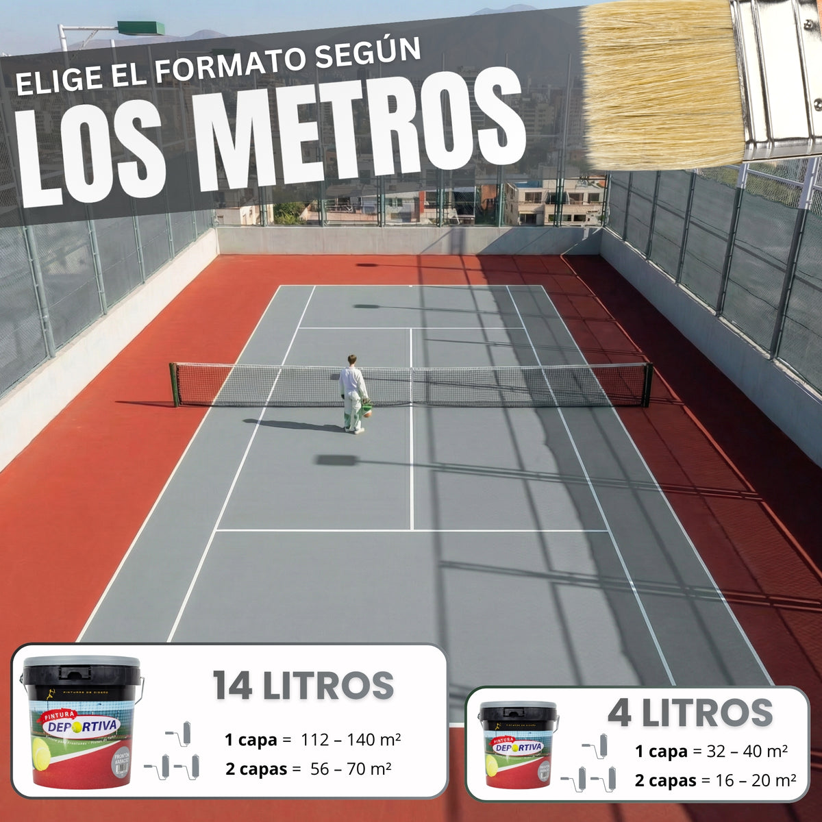 Pintura Deportiva Gris Galaxy — Pistas Tenis, Pádel y Frontón