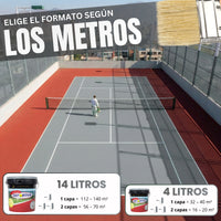 Pintura Deportiva Gris Galaxy — Pistas Tenis, Pádel y Frontón