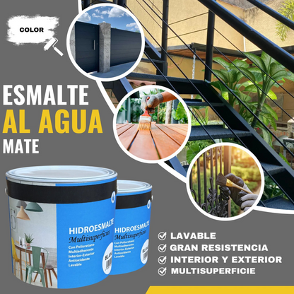 HIDROESMALTE AL AGUA MATE | Snappyblue®