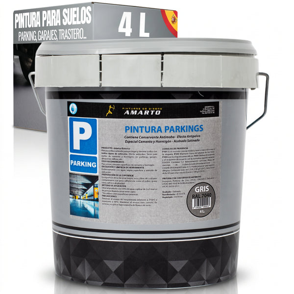 PINTURA PARKING GRIS | Snappyblue®
