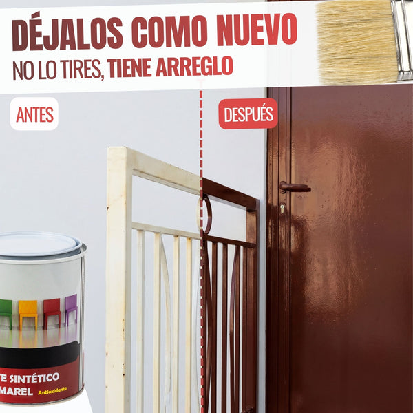 Rojo Carruajes - Esmalte al Agua Ecológico Antioxidante Multisuperficie