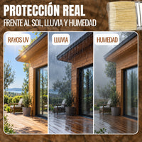 SATINADO - Lasur al Agua Xylamar de Acabado para Madera Exterior