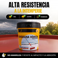Rojo - Impermeabilizante Membrana Híbrida de Poliuretano