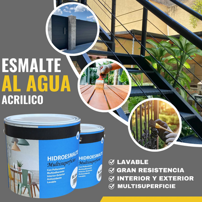 HIDRO ESMALTE AL AGUA SATINADO | Snappyblue®