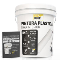 Pintura plástica blanca mate para interior | Snappyblue®