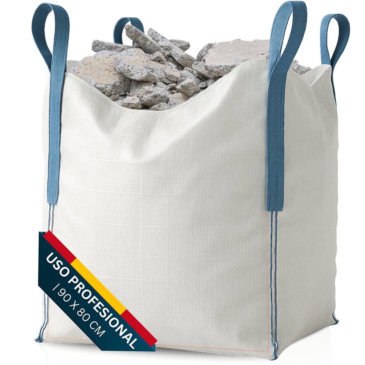 Big Bag para Escombros y Residuos | Saco de Rafia de Gran Volumen
