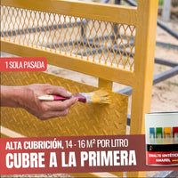 Amarillo Medio - Esmalte al Agua Ecológico Antioxidante Multisuperficie