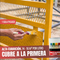 Amarillo Real - Esmalte al Agua Ecológico Antioxidante Multisuperficie
