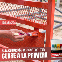 Bermellón - Esmalte al Agua Ecológico Antioxidante Multisuperficie