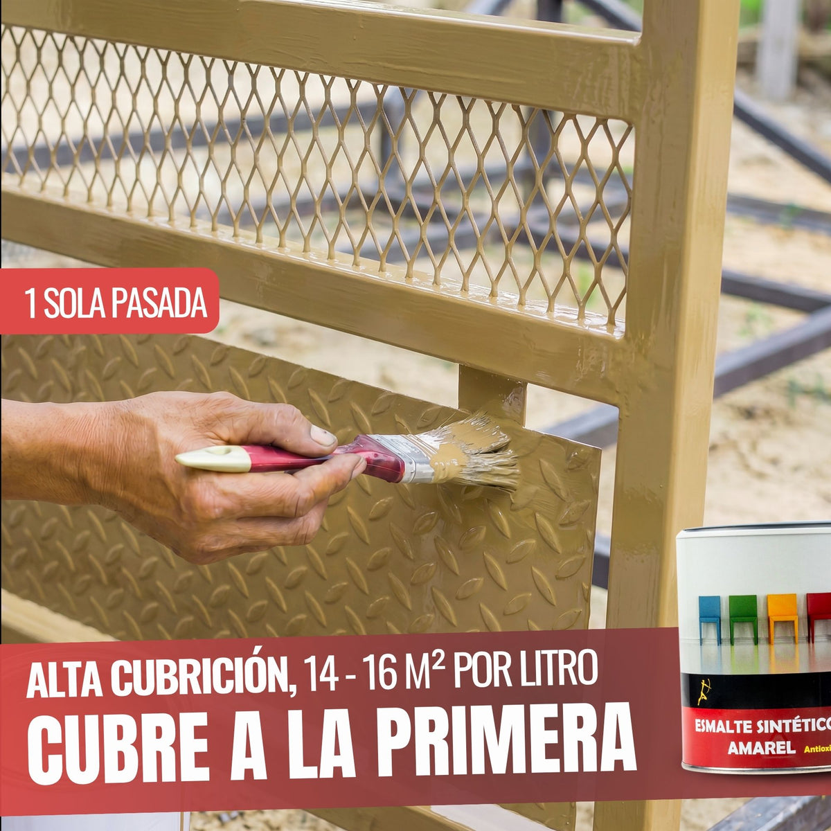 Gamuza - Esmalte al Agua Ecológico Antioxidante Multisuperficie