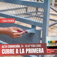 Gris Azulado - Esmalte al Agua Ecológico Antioxidante Multisuperficie