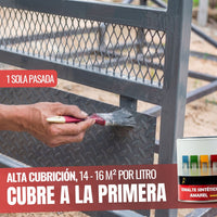 Gris Medio - Esmalte al Agua Ecológico Antioxidante Multisuperficie