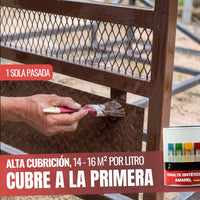 Pardo - Esmalte al Agua Ecológico Antioxidante Multisuperficie