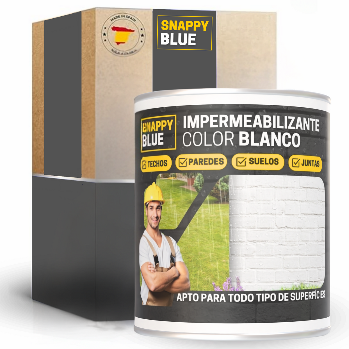 Impermeabilizante Membrana Híbrida Poliuretano | Snappyblue®