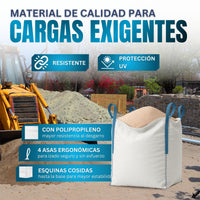 Big Bag para Escombros y Residuos | Saco de Rafia de Gran Volumen