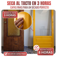 Amarillo Medio - Esmalte al Agua Ecológico Antioxidante Multisuperficie