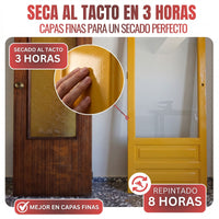 Amarillo Real - Esmalte al Agua Ecológico Antioxidante Multisuperficie