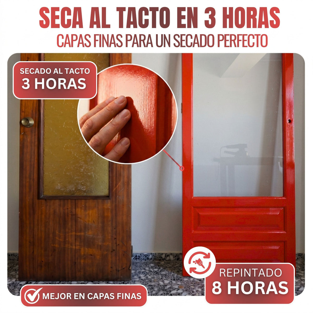 Bermellón - Esmalte al Agua Ecológico Antioxidante Multisuperficie