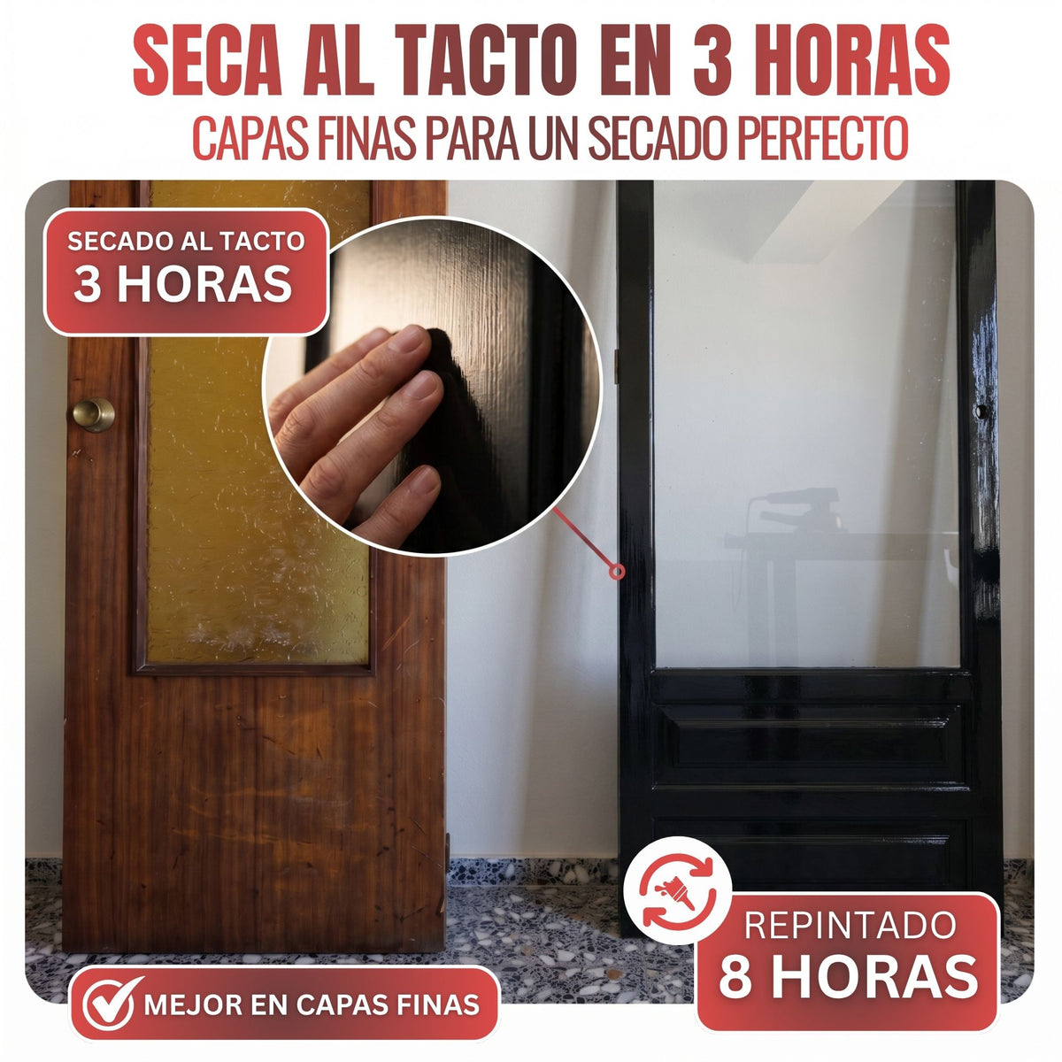 Negro - Esmalte al Agua Ecológico Antioxidante Multisuperficie