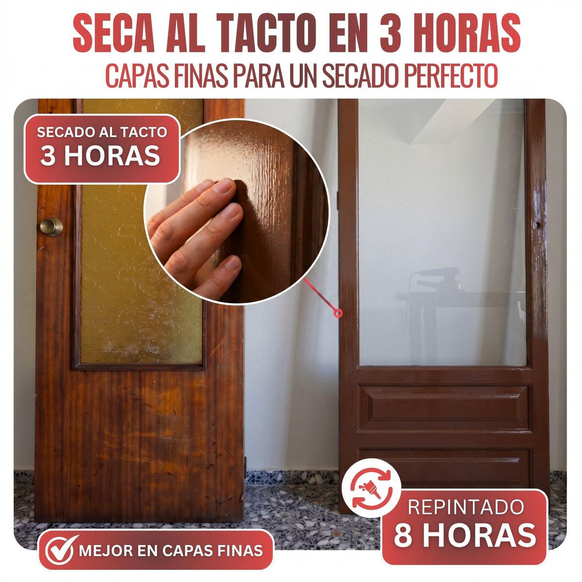 Rojo Carruajes - Esmalte al Agua Ecológico Antioxidante Multisuperficie