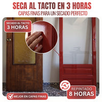 Rojo Vivo - Esmalte al Agua Ecológico Antioxidante Multisuperficie