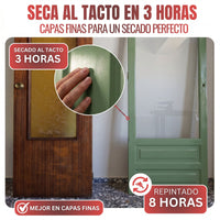 Verde Claro - Esmalte al Agua Ecológico Antioxidante Multisuperficie