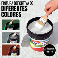 Pintura Deportiva Blanco — Pistas Tenis, Pádel y Frontón