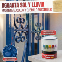 Azul Luminoso - Esmalte al Agua Ecológico Antioxidante Multisuperficie
