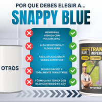 Impermeabilizante Membrana Híbrida Poliuretano | Snappyblue®