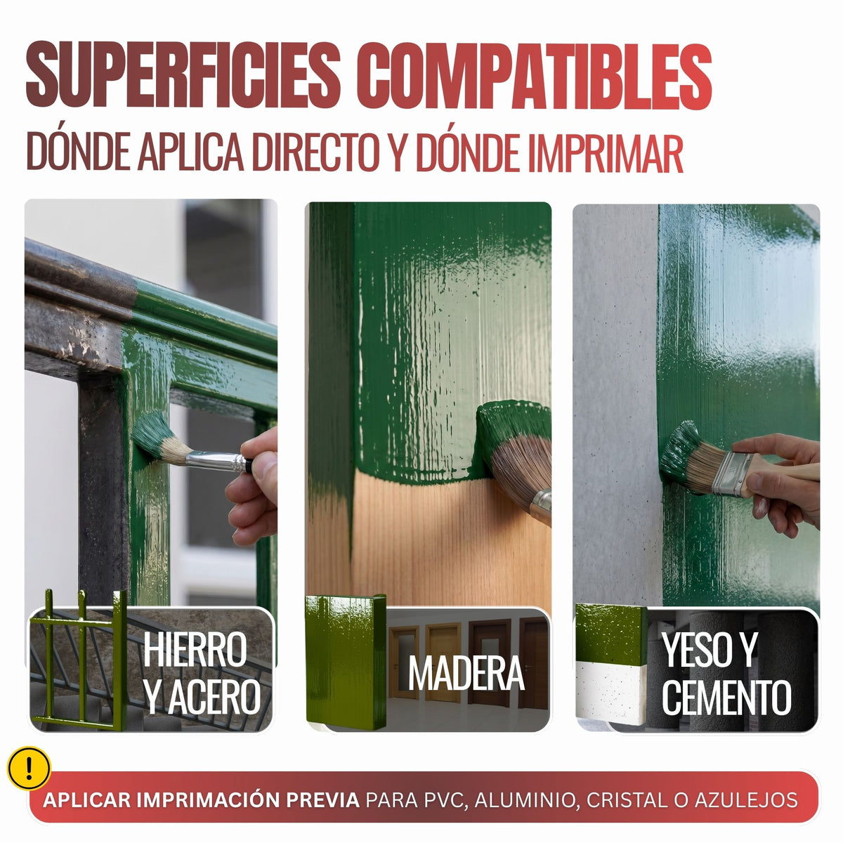 Verde Carruajes - Esmalte al Agua Ecológico Antioxidante Multisuperficie