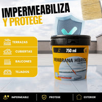 (Transparente) Impermeabilizante Membrana Híbrida Poliuretano