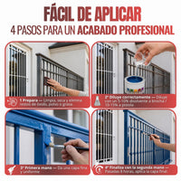 Azul Luminoso - Esmalte al Agua Ecológico Antioxidante Multisuperficie