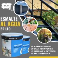 HIDRO ESMALTE AL AGUA - MATE/BRILLO | Snappyblue®