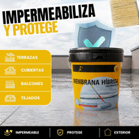 (Blanco) Impermeabilizante Membrana Híbrida Poliuretano