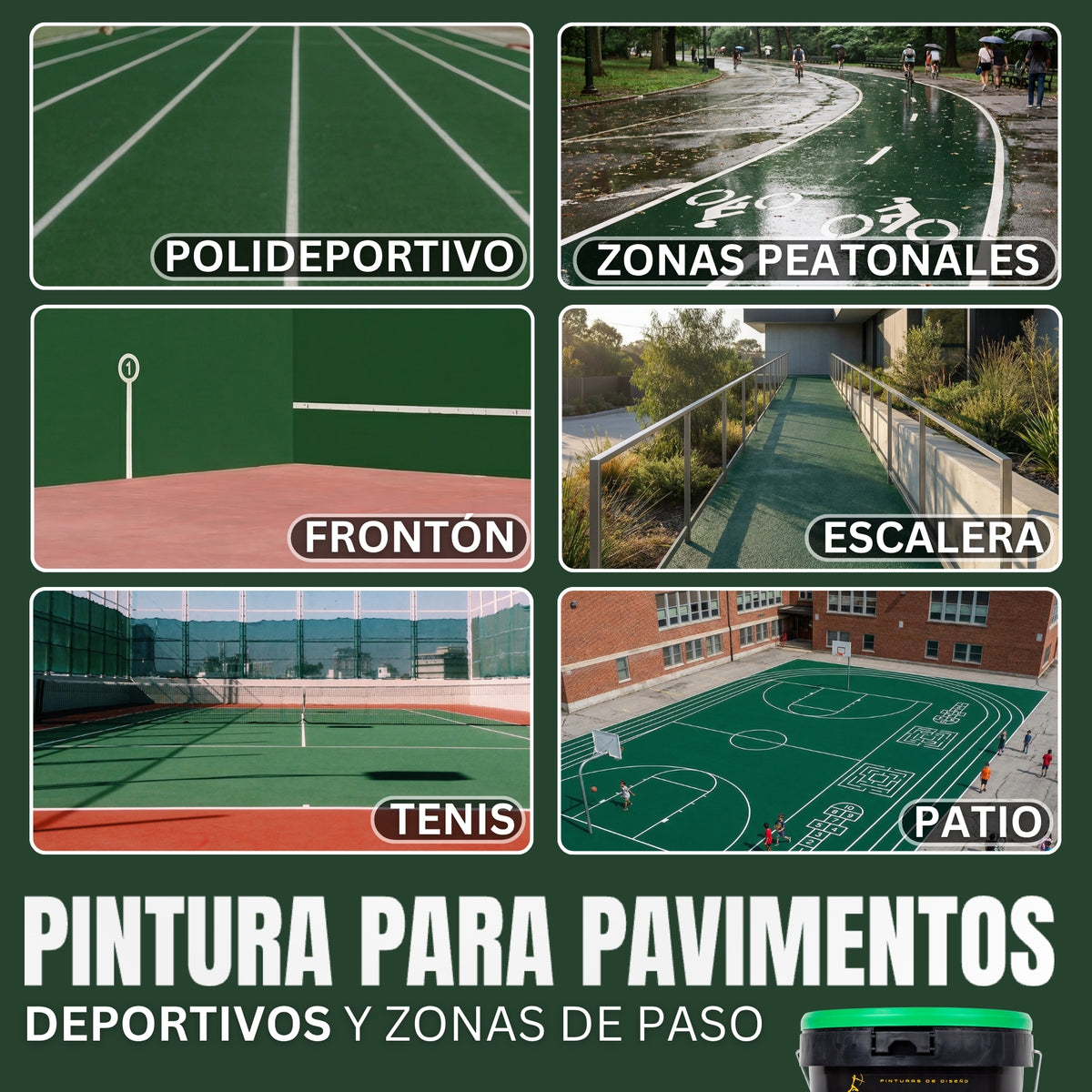 PINTURA DEPORTIVA PAVIMENTOS | Snappyblue®